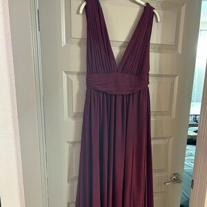 Lulus | Heavenly Hues Plum Maxi Dress